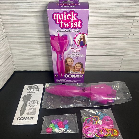 Conair Hair New Original Conair Quick Twist Braider W Hair Clips